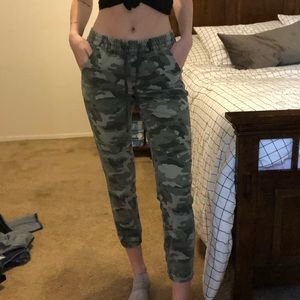 Camo joggers